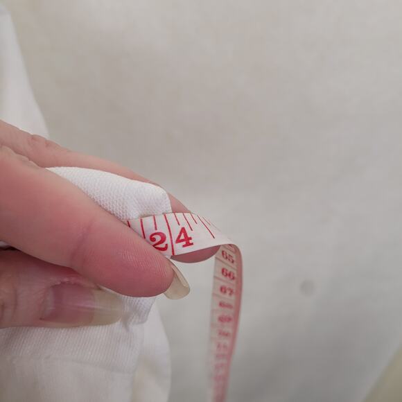 Club Monaco womens double breasted white linen gold button blazer jacket size 6 - Picture 11 of 11